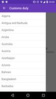 Customs duties 포스터