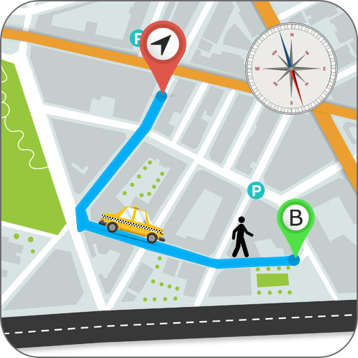 GPS localizador de rutas Cerca