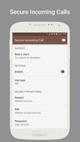 Secure Incoming Call الملصق