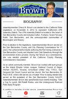 1 Schermata Assemblymember Cheryl Brown