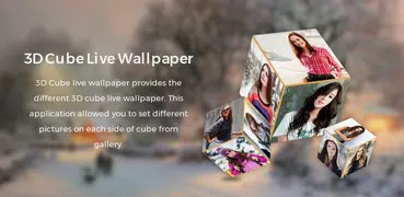 3D Cube live wallpaper