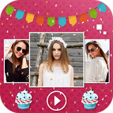 Birthday Video Maker أيقونة