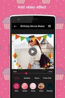 Birthday Video Maker capture d'écran 1