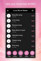 Love Video Maker with Music syot layar 2