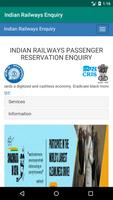 پوستر Indian Railways Enquiry