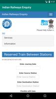 Indian Railways Enquiry スクリーンショット 1