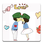 Love Stickers for watsapp आइकन