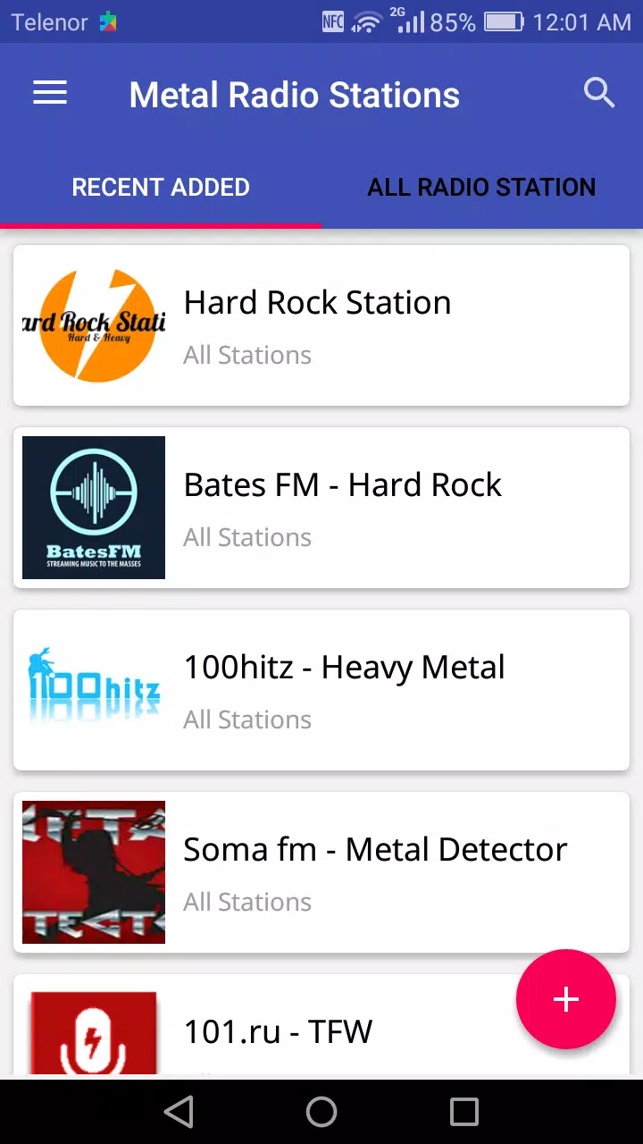 Metal Radio Stations APK للاندرويد تنزيل