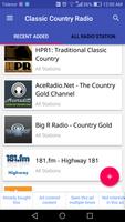 Classic Country Radio capture d'écran 1