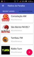 برنامه‌نما Rádios da Paraíba عکس از صفحه