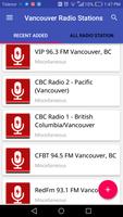 Vancouver Radio Stations poster