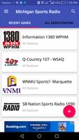 Michigan Sports Radio Stations โปสเตอร์