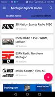 1 Schermata Michigan Sports Radio Stations