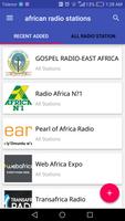 African Radio Stations Plakat
