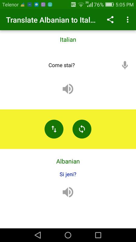 Translate Albanian To Italian For Android Apk Translate Albanian To Italian Poster Screenshot 1