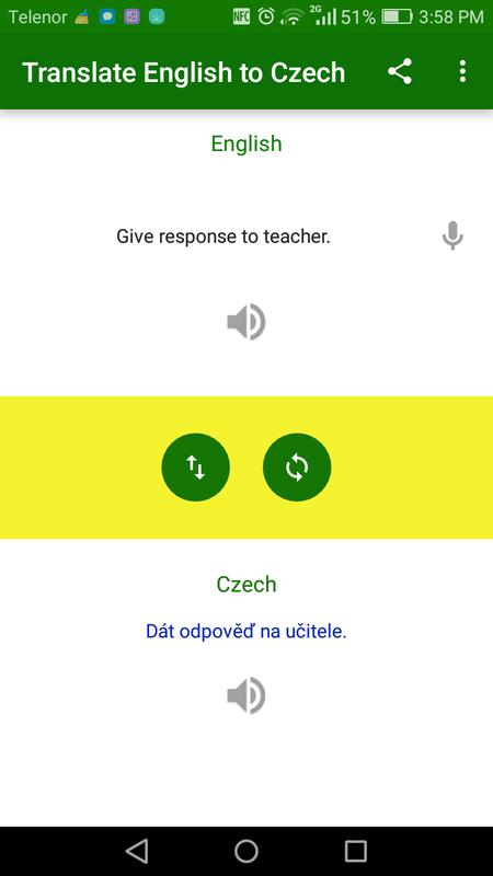 Translate English To Czech For Android Apk Translate English To Czech Screenshot 6