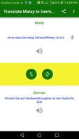 Translate Malay to German الملصق