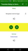 Translate Malay to German تصوير الشاشة 2