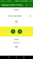 Tagalog to Italian Translator 海报