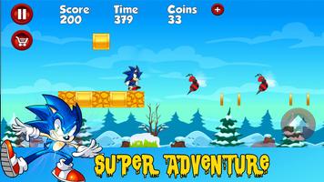 Speed Sonic Adventure تصوير الشاشة 1