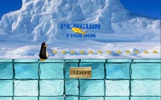 Penguin Fish Run Affiche