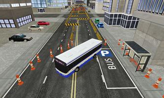 City Bus Parking 3D imagem de tela 1