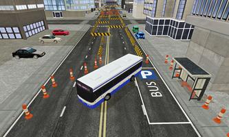 City Bus Parking 3D capture d'écran 1