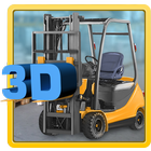 3D Forklift Driving Zeichen