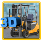 3D Forklift Driving أيقونة