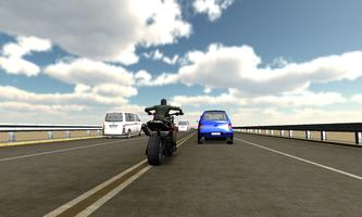 برنامه‌نما Highway Traffic Moto Racer 3D عکس از صفحه