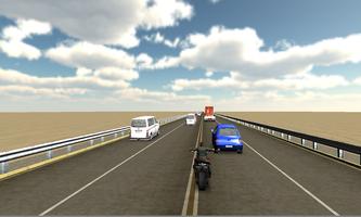 Highway Traffic Moto Racer 3D Screenshot 2