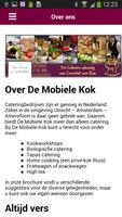 De Mobiele Kok Catering تصوير الشاشة 1