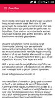 Steinvoorte Catering اسکرین شاٹ 1