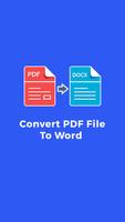 Fast PDF to Word Convert โปสเตอร์