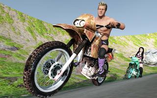 Wrestler moto Stunts Rennfahre Screenshot 1