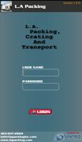 L.A Packing Crating&Transport Affiche