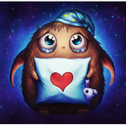 Booboo : Cute little monster Live Wallpaper Pro آئیکن
