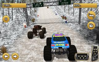 モンスタートラックの雪のレース スクリーンショット 1