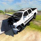 snelweg crash autorace-icoon