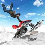 moto neige extreme racing icône