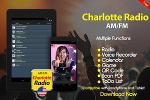 Charlotte Radio North Carolina Radio United States تصوير الشاشة 1