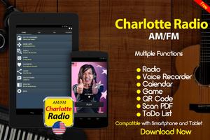 Charlotte Radio North Carolina Radio United States स्क्रीनशॉट 2