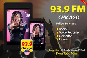 93.9 FM Radio Chicago United States Radio تصوير الشاشة 1