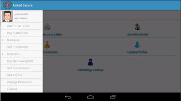 United Secure android app capture d'écran 3