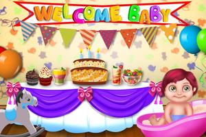 Babysitter First Day Madness - Baby Care Nursery-poster