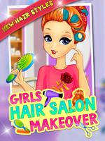 Girls Hair Salon Makeover تصوير الشاشة 3