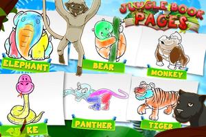 Jungle Book Coloring Pages پوسٹر
