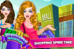 Super Shopping Mall Girl Games Affiche