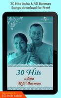 30 Hits Asha Bhosle & R D Burman Old Hindi Songs capture d'écran 3