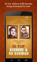 Poster 50 Top Kishore Kumar & RD Burman Old Hindi Songs